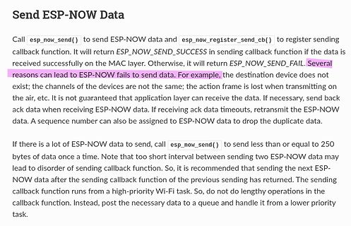 Text über ESP-NOW Datenübertragung