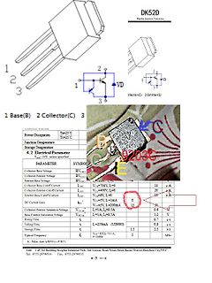 Datenblatt DK52D Bipolar Junction Transistor
