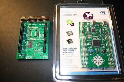 STM32 F3 Discovery Board in Verpackung