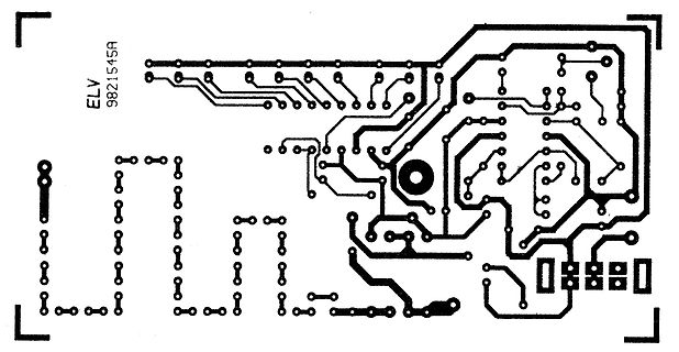 Leiterplatten-Layout einer Platine