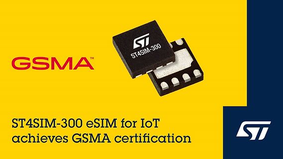 Ankündigung der GSMA Zertifizierung für ST4SIM-300 eSIM