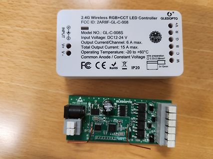 LED-Controller Gehäuse und nackte Leiterplatte
