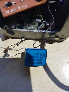Siemens MKP Kondensator und Leiterplatte