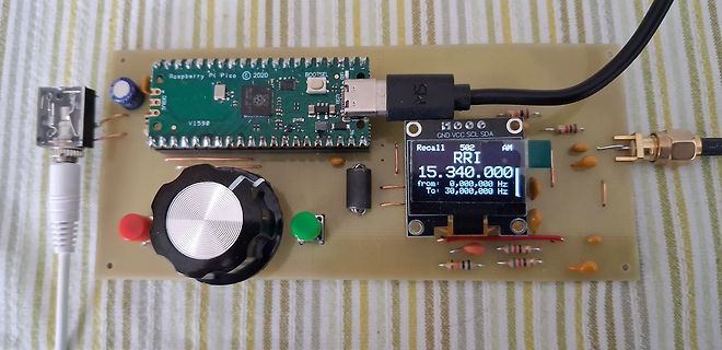 Aufbau mit Raspberry Pi Pico und Display