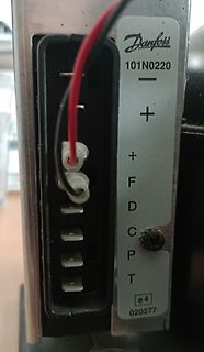 Anschlussbelegung eines Danfoss Moduls mit Kabeln