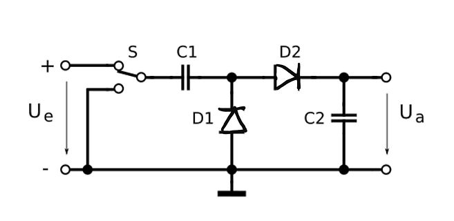 Schaltplan einer Chargepump-Schaltung