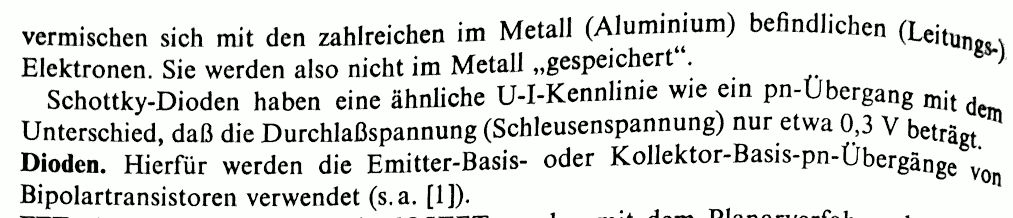 Textauszug aus einem Datenblatt oder Lehrbuch