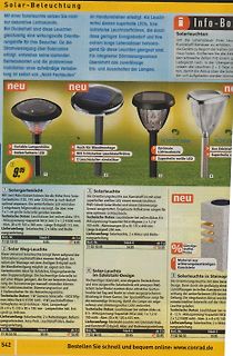 Werbung für Solar-Beleuchtung