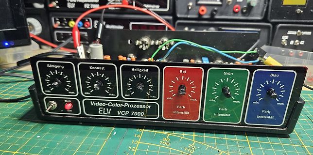 ELV VCP 7000 Video-Color-Prozessor Bedienfeld