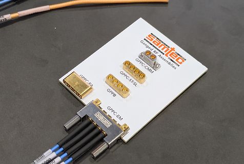 Samtec Gangged RF Assemblies Testplatine