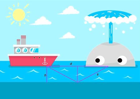 Zeichnung eines Schiffes und eines Wesens im Meer