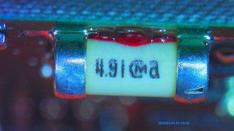 Makroaufnahme eines elektronischen Bauteils