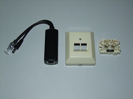 USB-Kabel, Abdeckplatte und Netzwerk-Modul