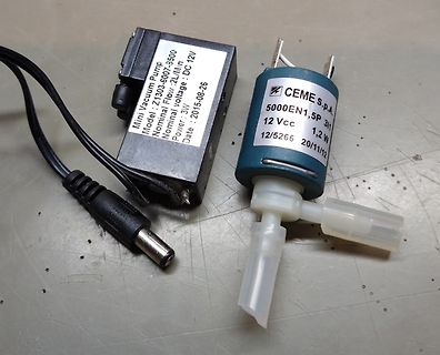 Mini-Vakuumpumpe und Elektromagnetventil