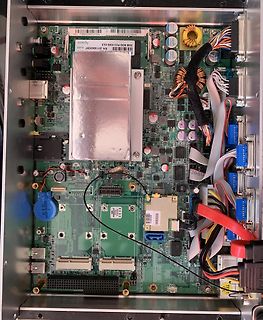 Innenansicht eines Computer-Mainboards