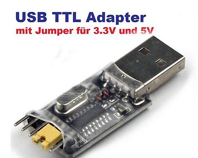 USB TTL Adapter mit Jumper
