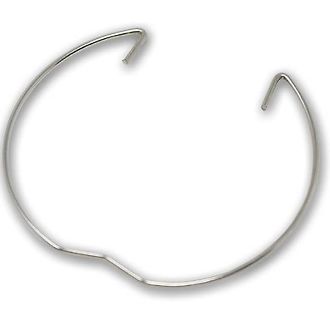 Drahtbügel oder Metallklammer