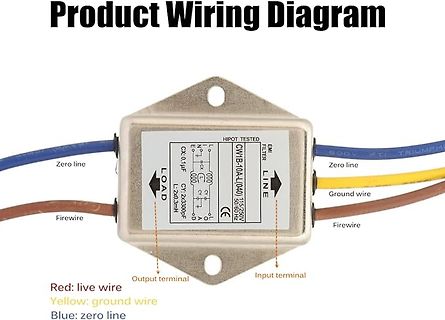 Verdrahtungsdiagramm eines EMI-Filters