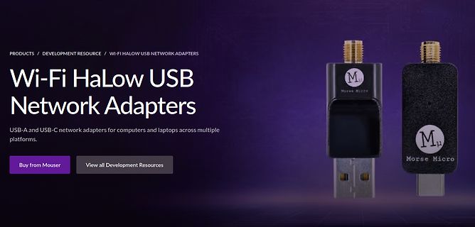 Wi-Fi HaLow USB Netzwerkadapter von Morse Micro