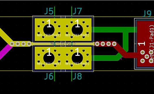 Ausschnitt eines PCB-Layouts