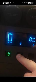 Display eines Stromversorgungssystems oder Wechselrichters