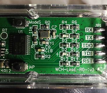 Leiterplatte eines WCH-Link-E Programmierers