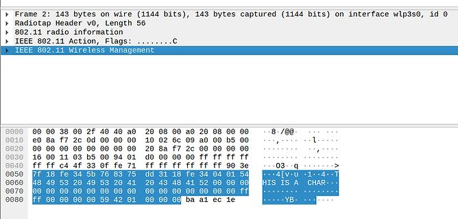 Wireshark Netzwerkpaket-Analyse IEEE 802.11