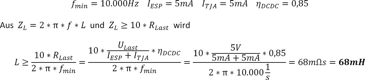 Mathematische Herleitung einer Induktivität