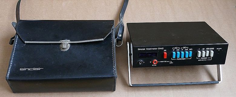 Sinclair Multimeter DM2 mit Tasche