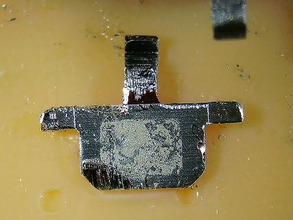 Makroaufnahme eines elektronischen Bauteils