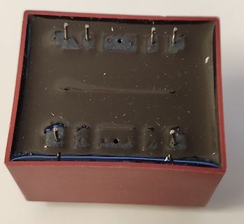 Foto eines vergossenen elektronischen Bauteils