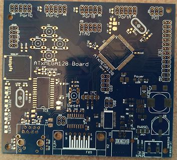 ATxMEGA128 Board Leiterplatte