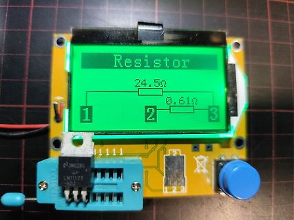 Selbstbau-Widerstandsmessgerät mit LCD-Display