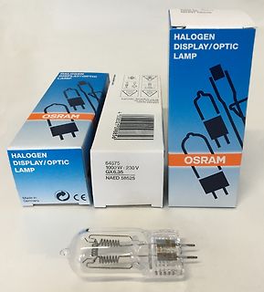 Osram Halogen Display/Optic Lamp und Verpackung