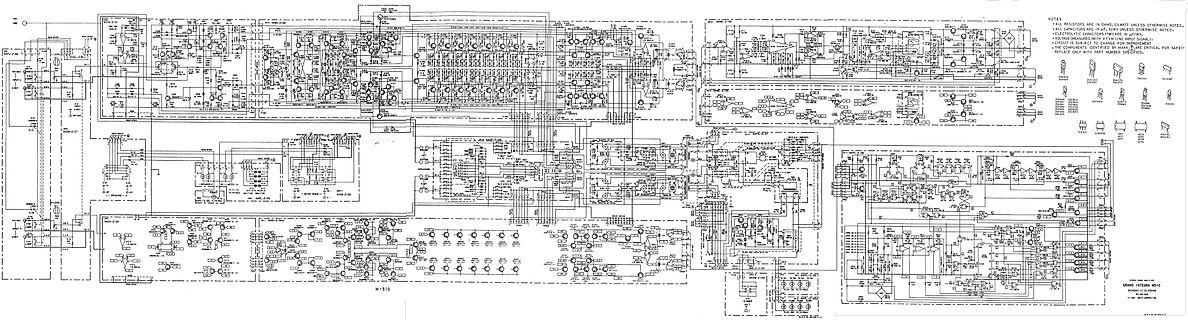 Schaltplan eines elektronischen Geräts