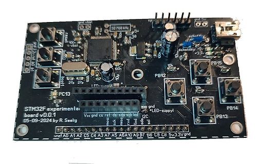 STM32F experimentelle Platine