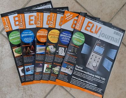 Stapel ELV Journal Fachmagazine