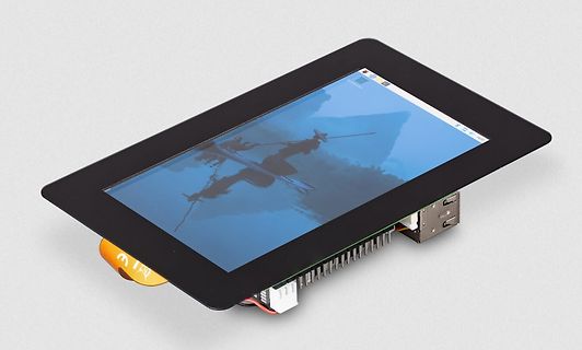 Displaymodul mit eingebauter Elektronik