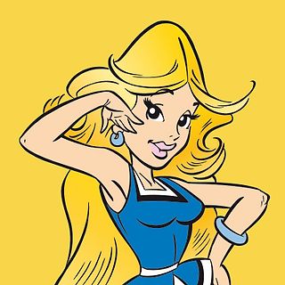 Comic-Illustration einer Frau