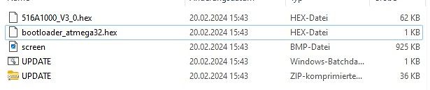 Dateiliste eines Datei-Explorers