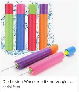 Bunte Wasserpistolen