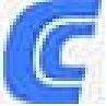 Blauer Buchstabe C