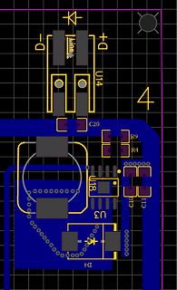 Ausschnitt eines PCB-Layouts