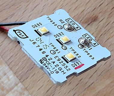 LED-Leiterplatte mit SMD-Bauteilen