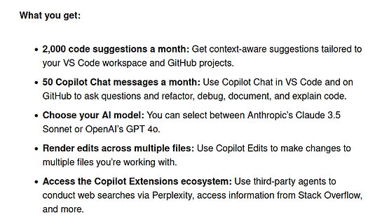 GitHub Copilot Abonnement-Vorteile