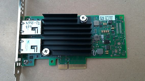PCIe-Netzwerkkarte mit Kühlkörper