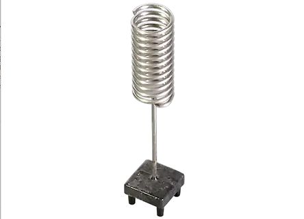 Spule auf Sockel