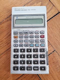 Sharp EL-5103S wissenschaftlicher Taschenrechner