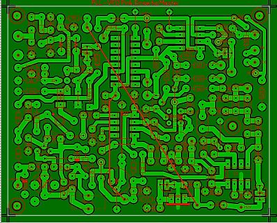 PCB-Layout einer Leiterplatte