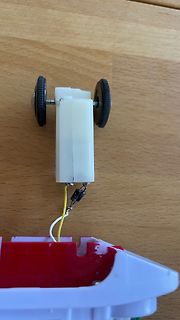 Freiluftverdrahtung eines kleinen Roboter-Chassis